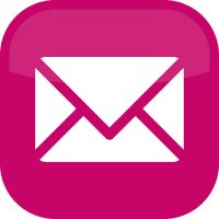 Ikona e mail pink